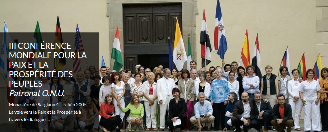 III CONFÉRENCE MONDIALE POUR LA PAIX ET LA PROSPÉRITÉ DES PEUPLES<br><i>Patronat O.N.U.</i>