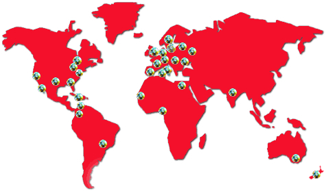 BRANCHES DANS LE MONDE